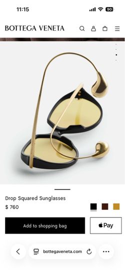 Bottega Veneta Drop Squared Sunglasses