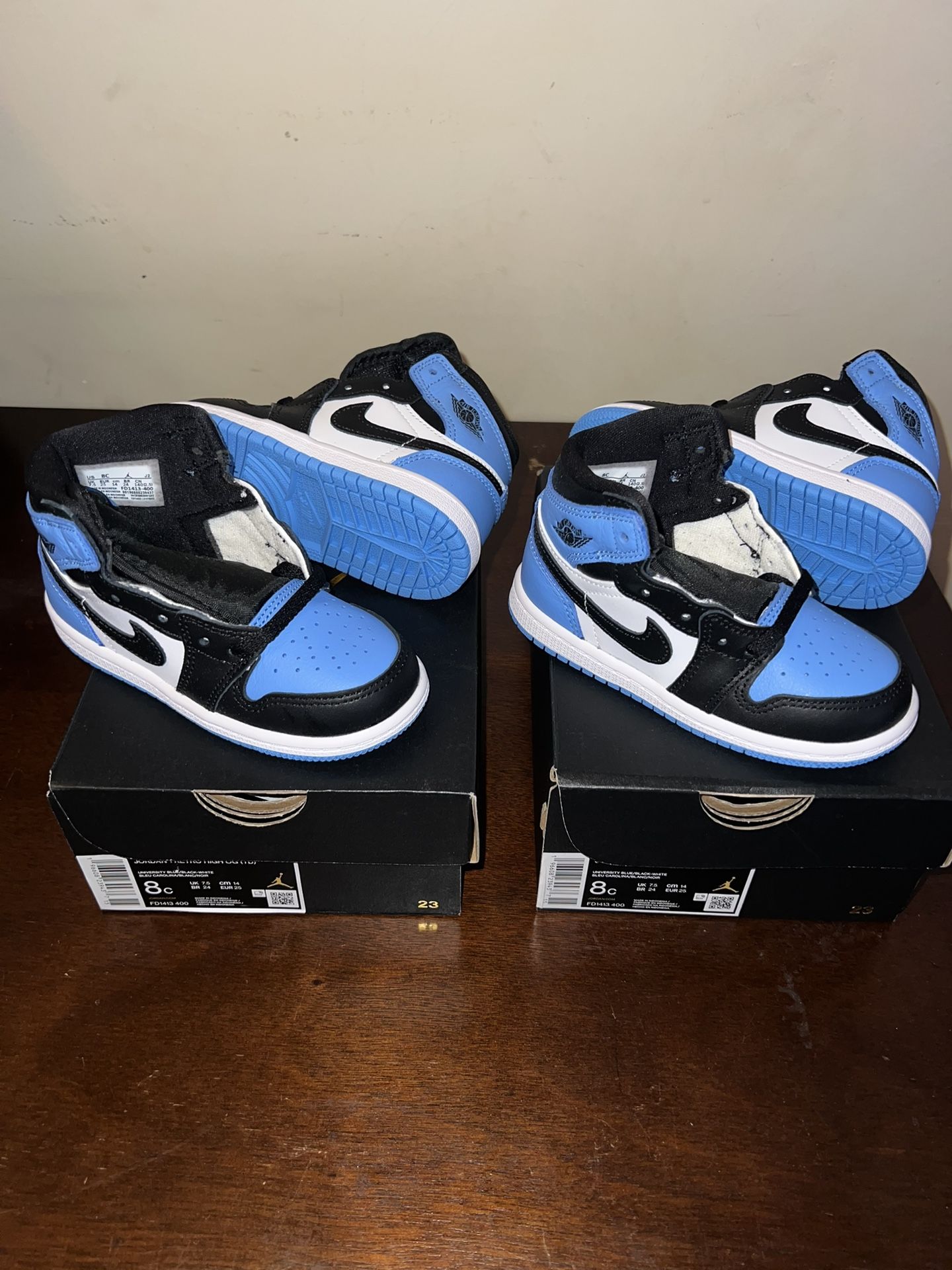 Jordan 1 Unc Toe TD
