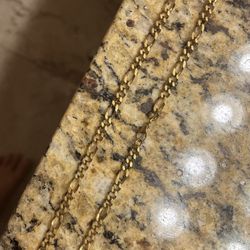 22” 14k Gold Figaro 