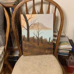 Oil, Landscape, Painting $20