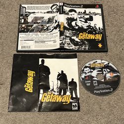 The Getaway Sony PlayStation 2 PS2 Complete Black Label w/ Manual Poster