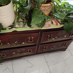 Korean 4 Drawer Dresser Console