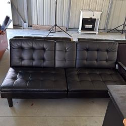 Leather Futon 