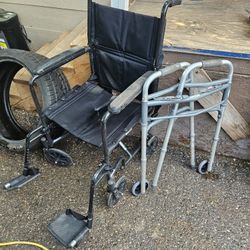 Cilla De Ruedas Y Andador