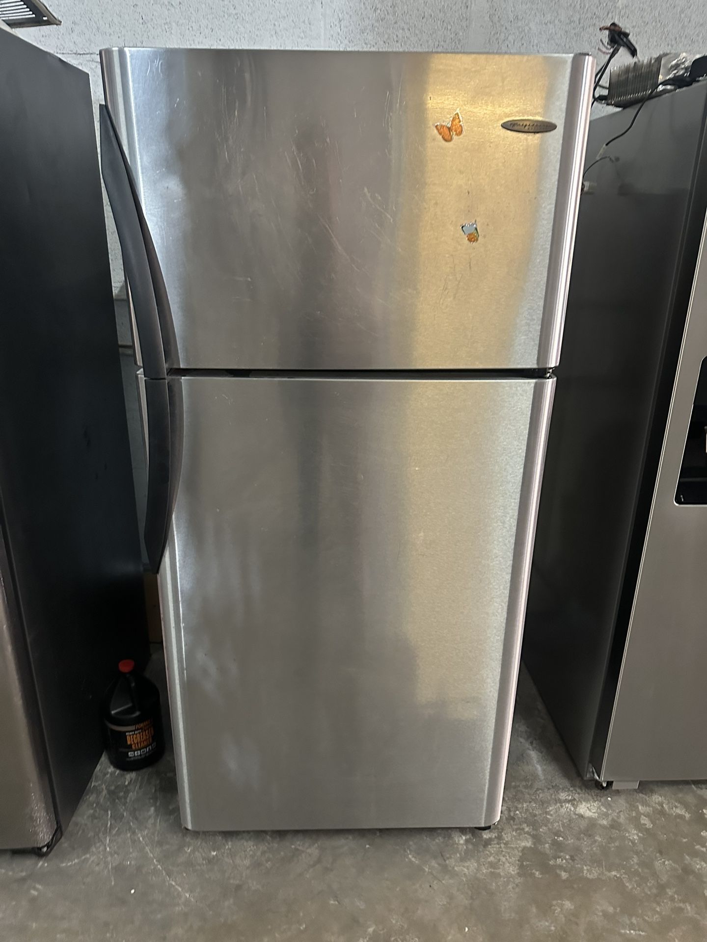 30 Wide Top & Bottom Stainless Steel Refrigerator