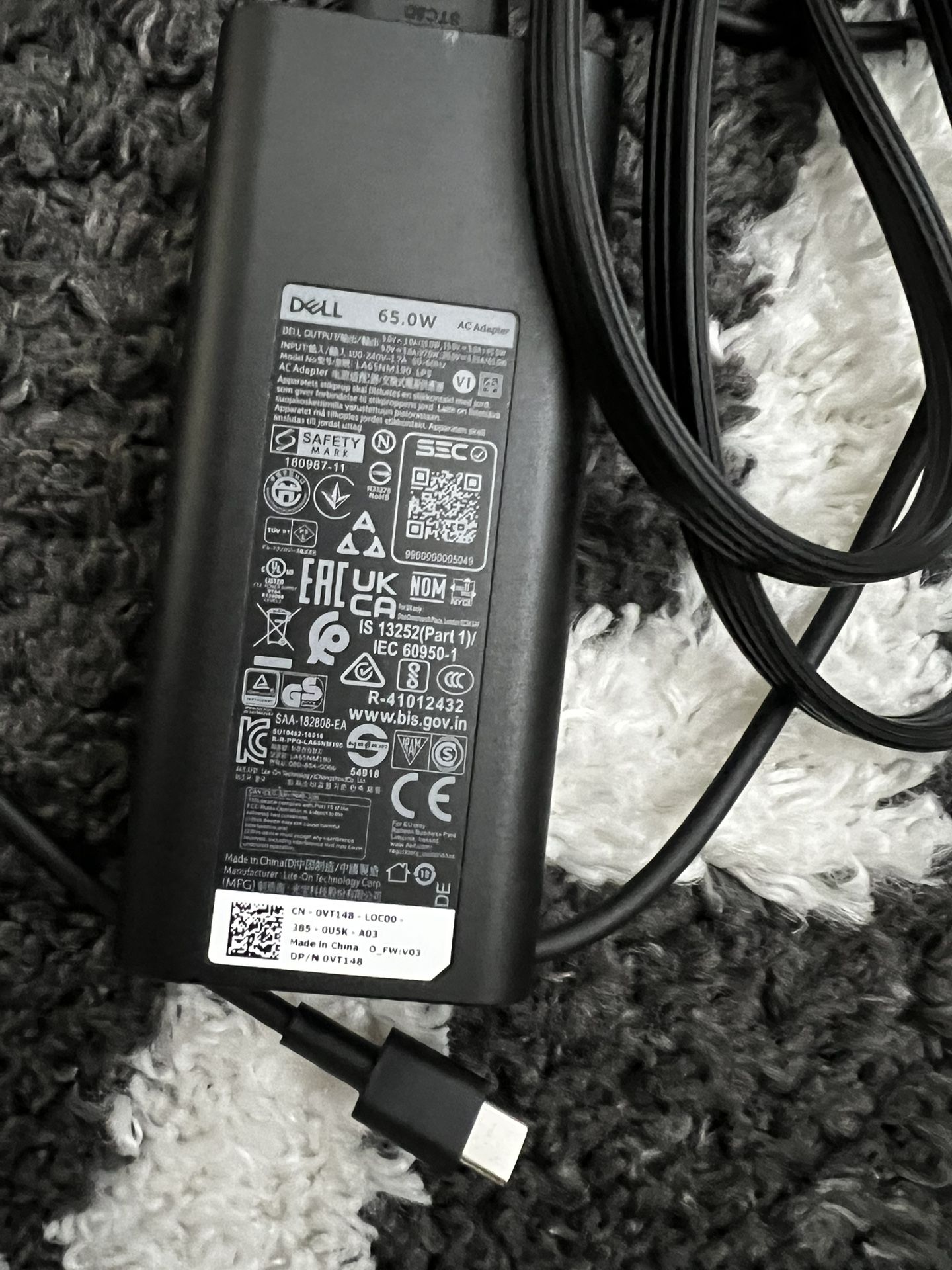 Dell Laptop Charger Usb C