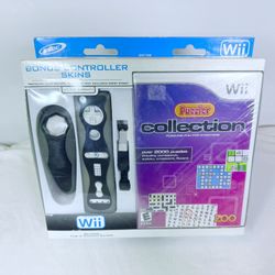 Wii Puzzler Collection/bonus Controller Skins, Game Included Factory Sealed (In Perfect Condition)