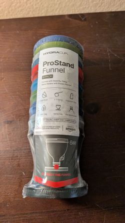 Protein Powder Funnel [6 Pack] Funnels for Water Bottles with Stand