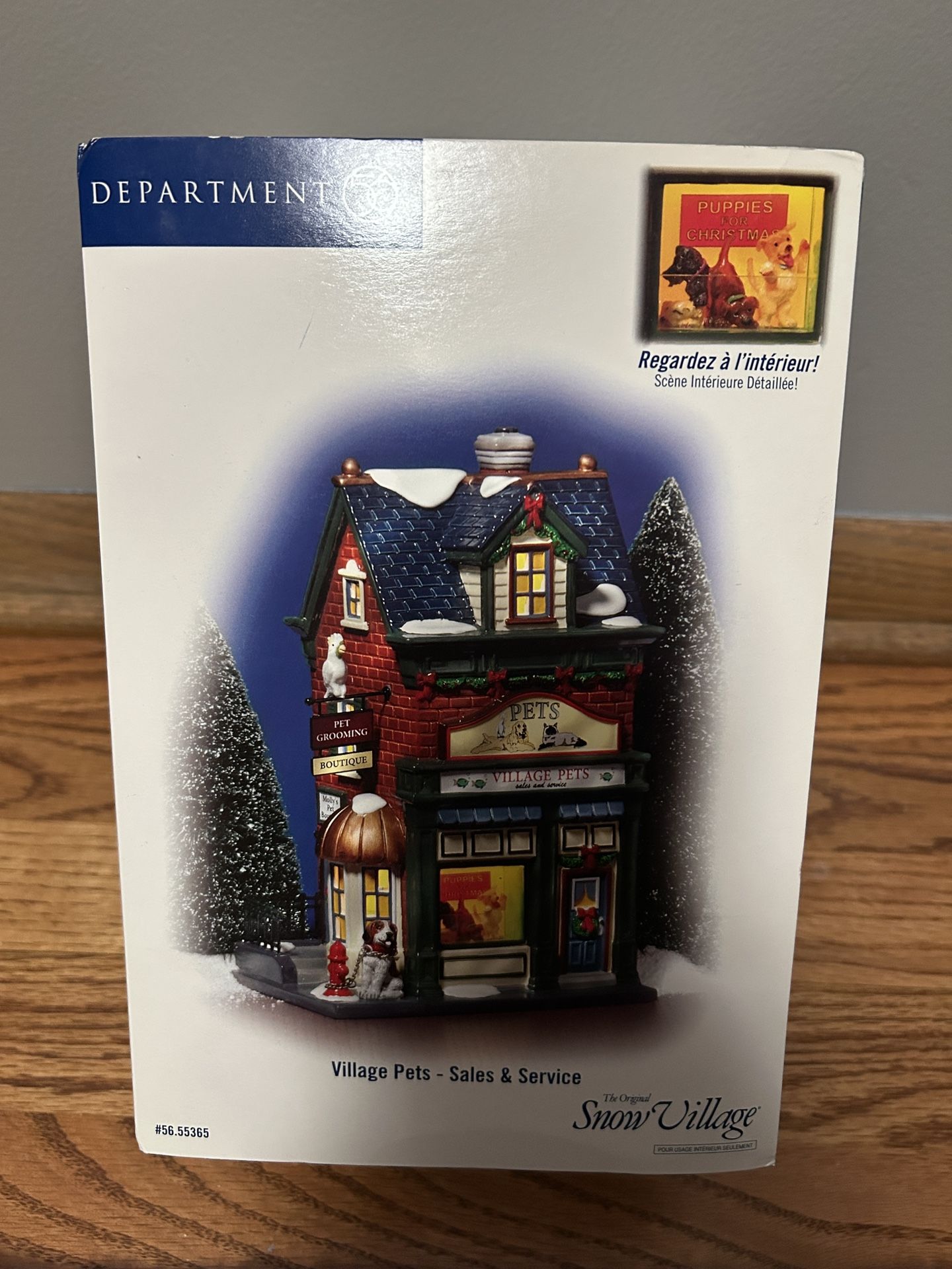 Department 56 snow village Village pets- sales & service.