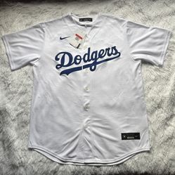 Rare Nike Los Angeles Dodgers Yoshinobu Yamamoto #18 White Kanji Letters Jersey Size Large 
