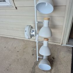 Remote Control Four Light Fixture For Sale.
