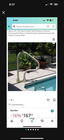 Pool Rail Or handle