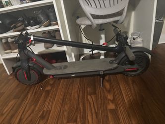Electric Scooter Black and Red