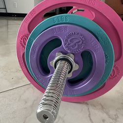 Booty Bands Bar & Weights $100