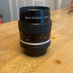 Nikon Micro-NIKKOR 55mm f/2.8 lens.
