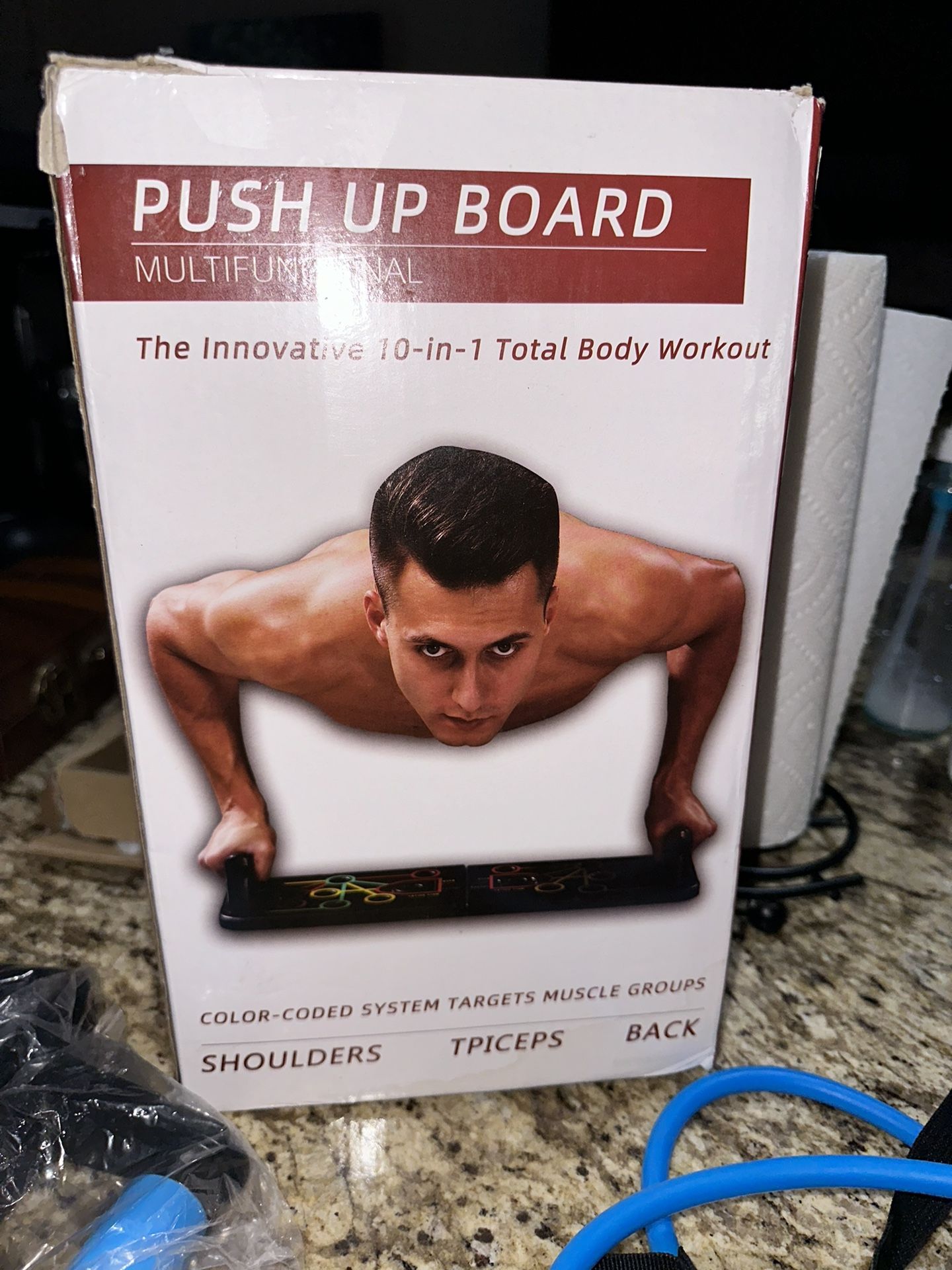 New Total Body Workout Push Up Board Portable Home Gym New Year New Body for Men & Women