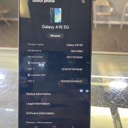 Samsung galaxy A16 for AT&T and Cricket