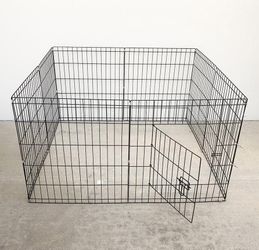 Brand New $39 Foldable 24” Tall x 24” Wide x 8-Panel Pet Playpen Dog Crate Metal Fence Exercise Cage