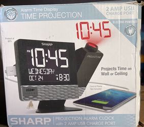 Sharp Projection Alarm Clock