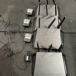 4 NETGEAR Nighthawk AC1900 R7000 Routers