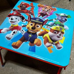 Paw Patrol Activity Table