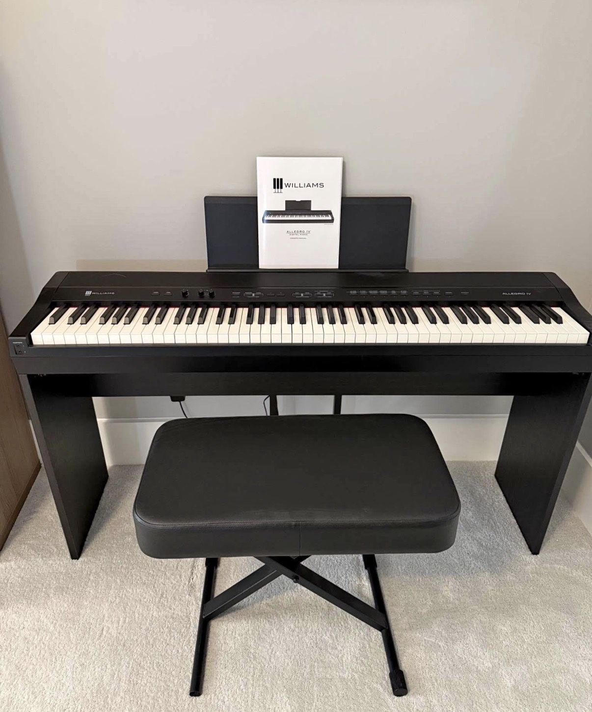 Williams Allegro IV Digital Piano – Like New!