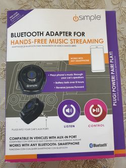 I simple Bluetooth Adapter for Hands-Free Music Streaming