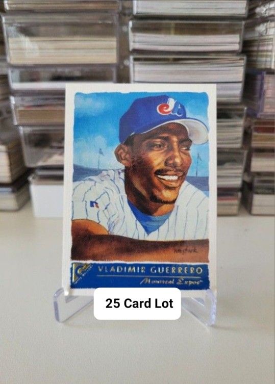 ⚾️ 25 Card Lot - HOF OF Vladimir Guerrero Cards