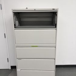 Global 9336P-5F1H 5 Drawer Lateral File Cabinet