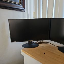2 Sceptre 24" monitors