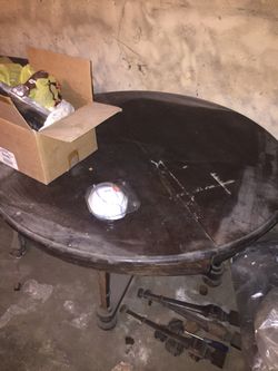 Antique wood table