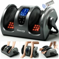 TISSCARE Foot Massager-Shiatsu Foot Massage Machine w/Heat & Remote 5