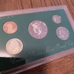 1996 Clad proof coin set