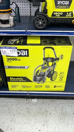 Ryobi 3000 PSI Brushless Electric Pressure Washer