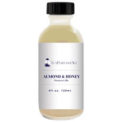 Almond & Honey Fragrance Oil, Paraben Free - 4 Oz. (120 ML)