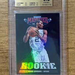 2012-13 Marquee KAWHI LEONARD RC #246 BGS 9.5 TRUE GEM Spurs