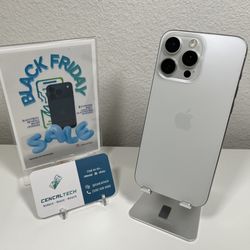 iPhone 15 Pro Max 256gb Unlocked 91% 🔋 Health Fair. Front Cam slight blurry, backcam has dust dots