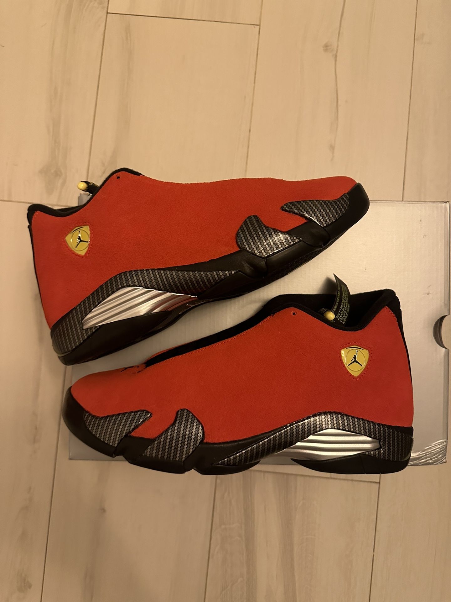 Jordan 14 Ferrari Size 9 Brand New