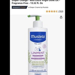 Mustela Liniment Diaper Change Cleanser  Cleans and softens. See pictures. New Expiration 09 2025