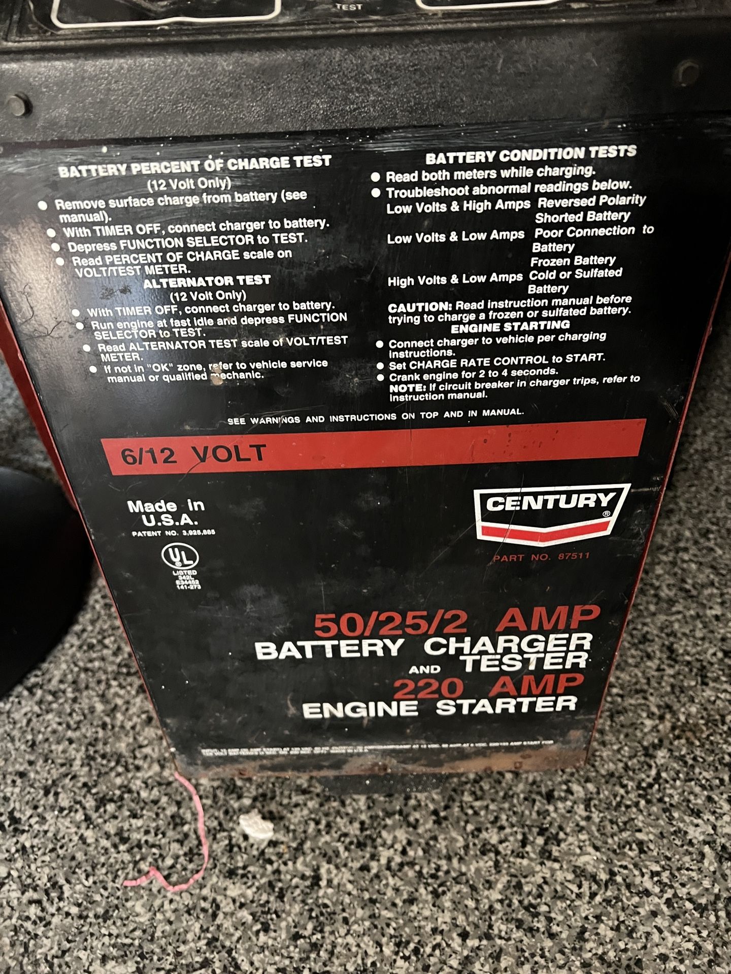 Century Battery Charger