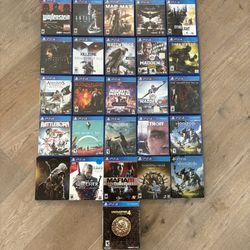 PS4 Games 26 PS4 Games Selling All Together