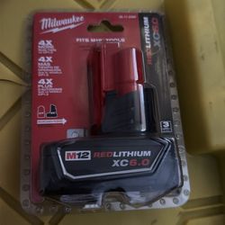 Milwaukee m12 6.0 new