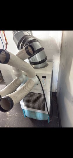 Moving cool industrial air conditioning