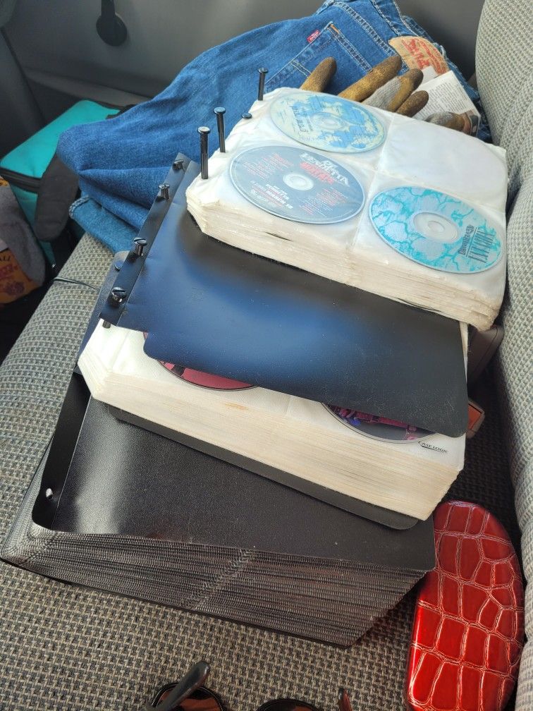 Three Binders Of Music CDs