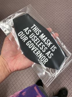 Useless governor face covering/mask
