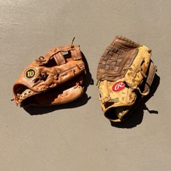 Baseball gloves