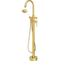 Freestanding bathtub faucet