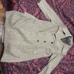 Men Vintage Éspirit Wool Coat