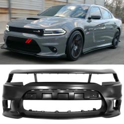 Front Bumper For Dodge Charger 2015 through 2022 Scat Pack Hellcat 392 