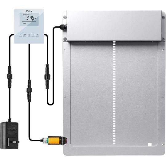 Automatic Chicken Coop Door with Programmable Timer Controller & Infrared Sensor